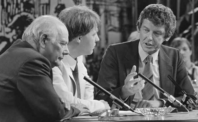 den-uyl-witteman-en-kok Wim Kok en Joop den Uyl bij Paul Witteman