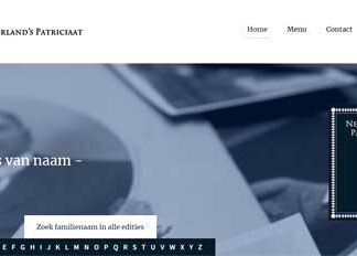 Het blauwe boekje: nieuwe website en een nieuw deeltje in Nederland’s Patriciaat