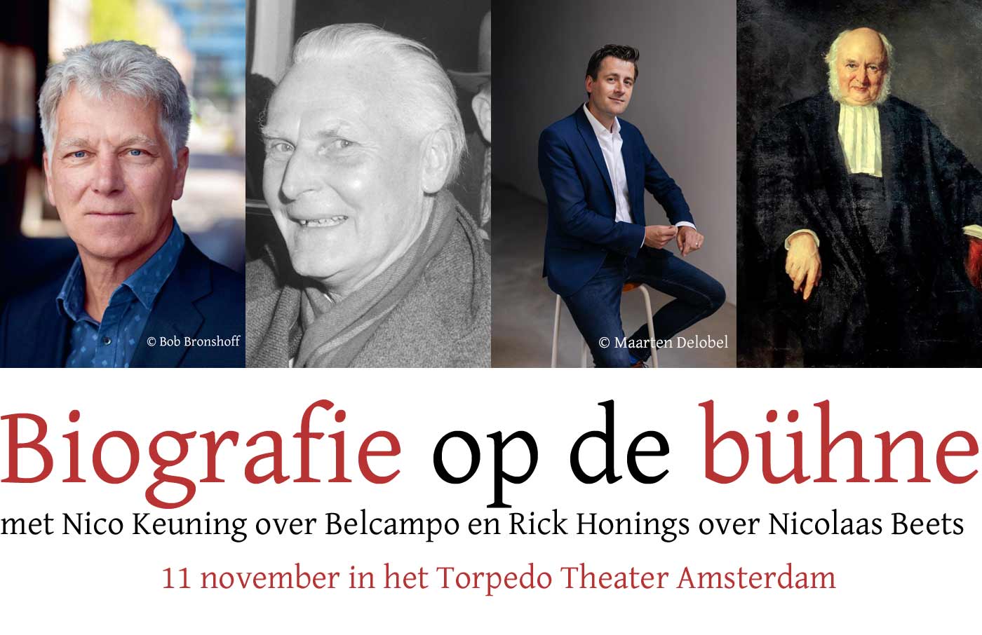 11 november Biografie op de bühne: met Nico Keuning over Belcampo en