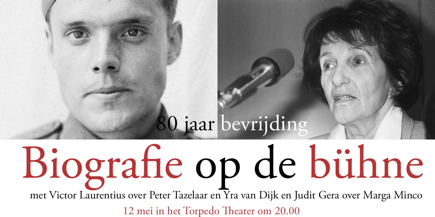 12 mei Biografie op de bühne over Peter Tazelaar en Marga Minco