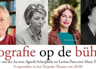 8 september: Biografie op de bühne met Peter van der Aa over Ageeth Scherphuis en Larissa Pans over Mary Zeldenrust