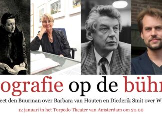 12 januari Biografie op de bühne met Margreet den Buurman over Barbara van Houten en Diederik Smit over Wim Kok