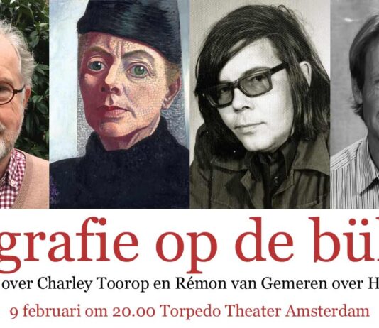 9 februari Biografie op de bühne met Wessel Krul over Charley Toorop en Rémon van Gemeren over H.H. ter Balkt
