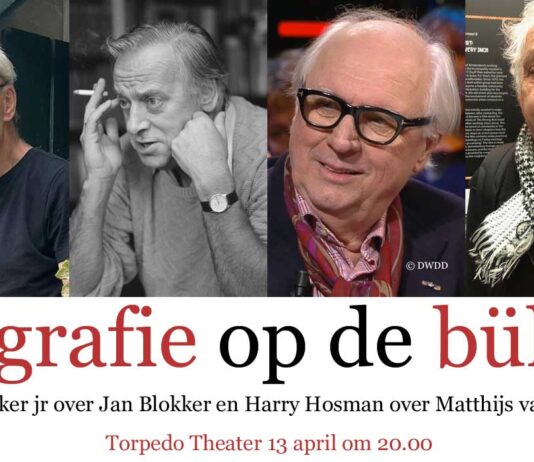 Biografie op de bühne: Jan Blokker jr. over Jan Blokker en Harry Hosman over Matthijs van Heijningen