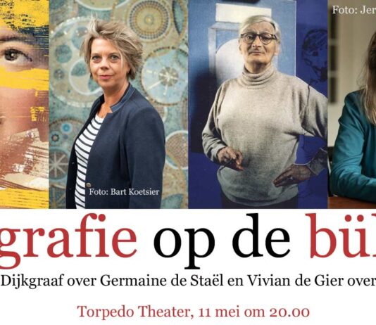 Biografie op de bühne: Margot Dijkgraaf over Germaine de Staël en Vivian de Gier over Dirkje Kuik